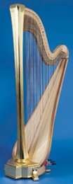 concert pedal harp 'venus' - sampled audio at www.donniechristianstudios.com
